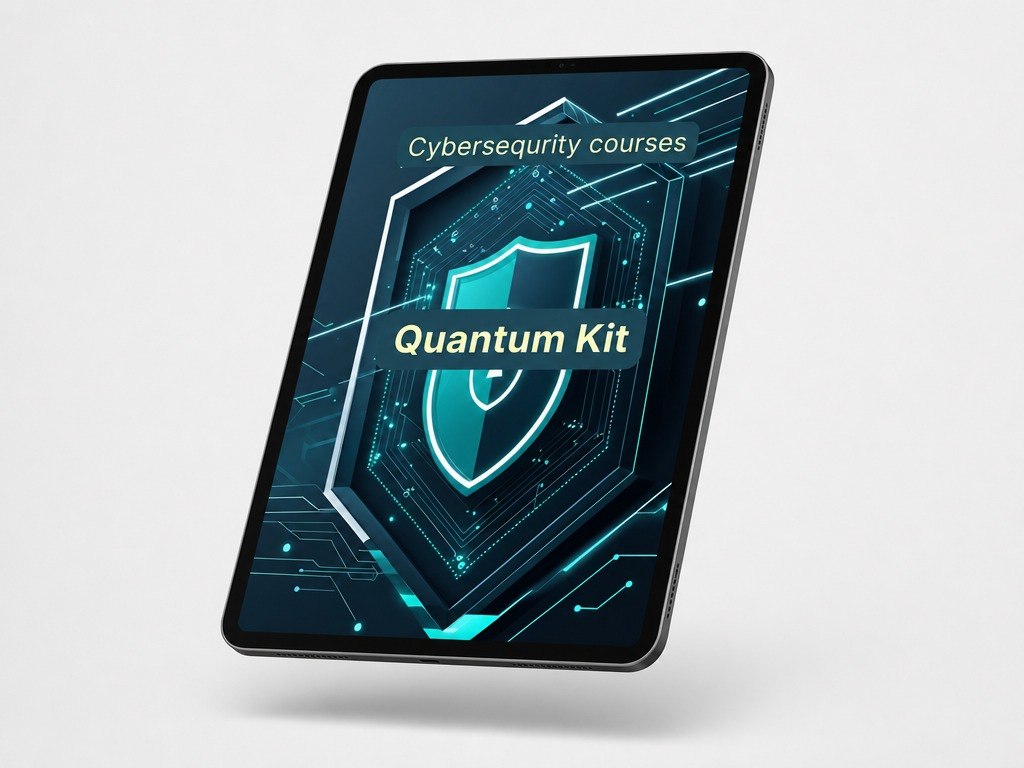 Tablet displaying "Quantum Kit"